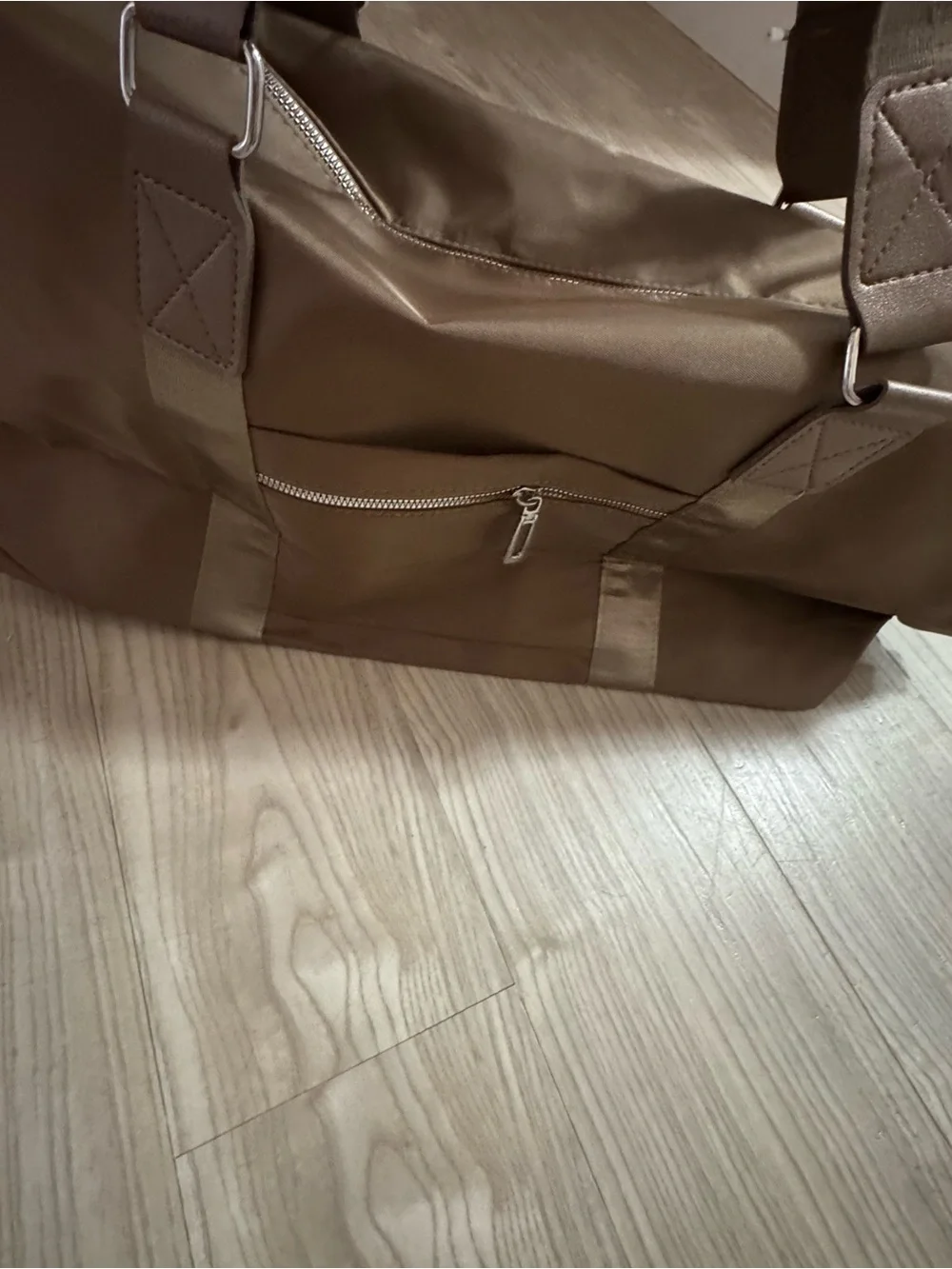 Alo Men's Brown Duffel Bag with Adjustable Straps